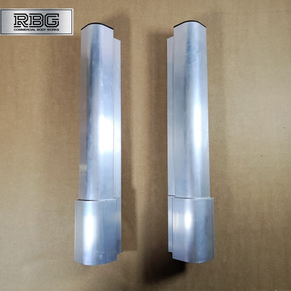 Aluminium Corner Pillar Extrusion 400mm & Socket Dropside Truck Trailer Tailgate