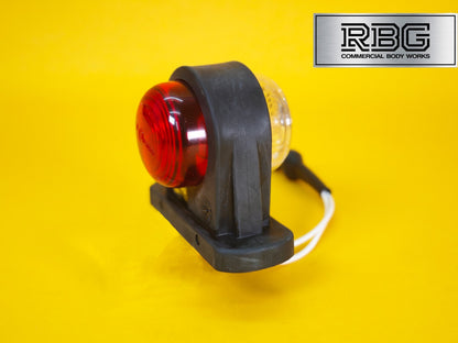 Corner Position Lamp + SuperSeal Socket Outline Marker Red White Lighting 12/24V