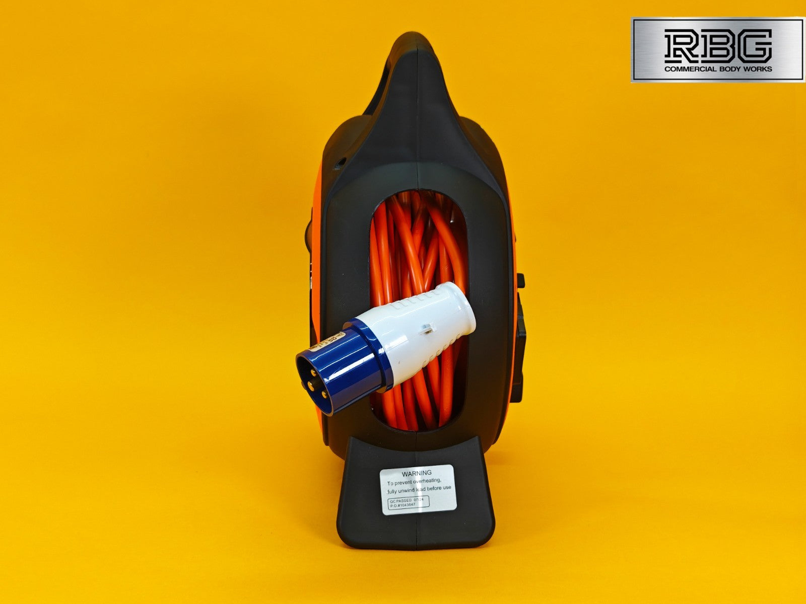 15m Roller Mobile Mains Power Unit 3 Way with LED Light Twin USB RCD Protected
