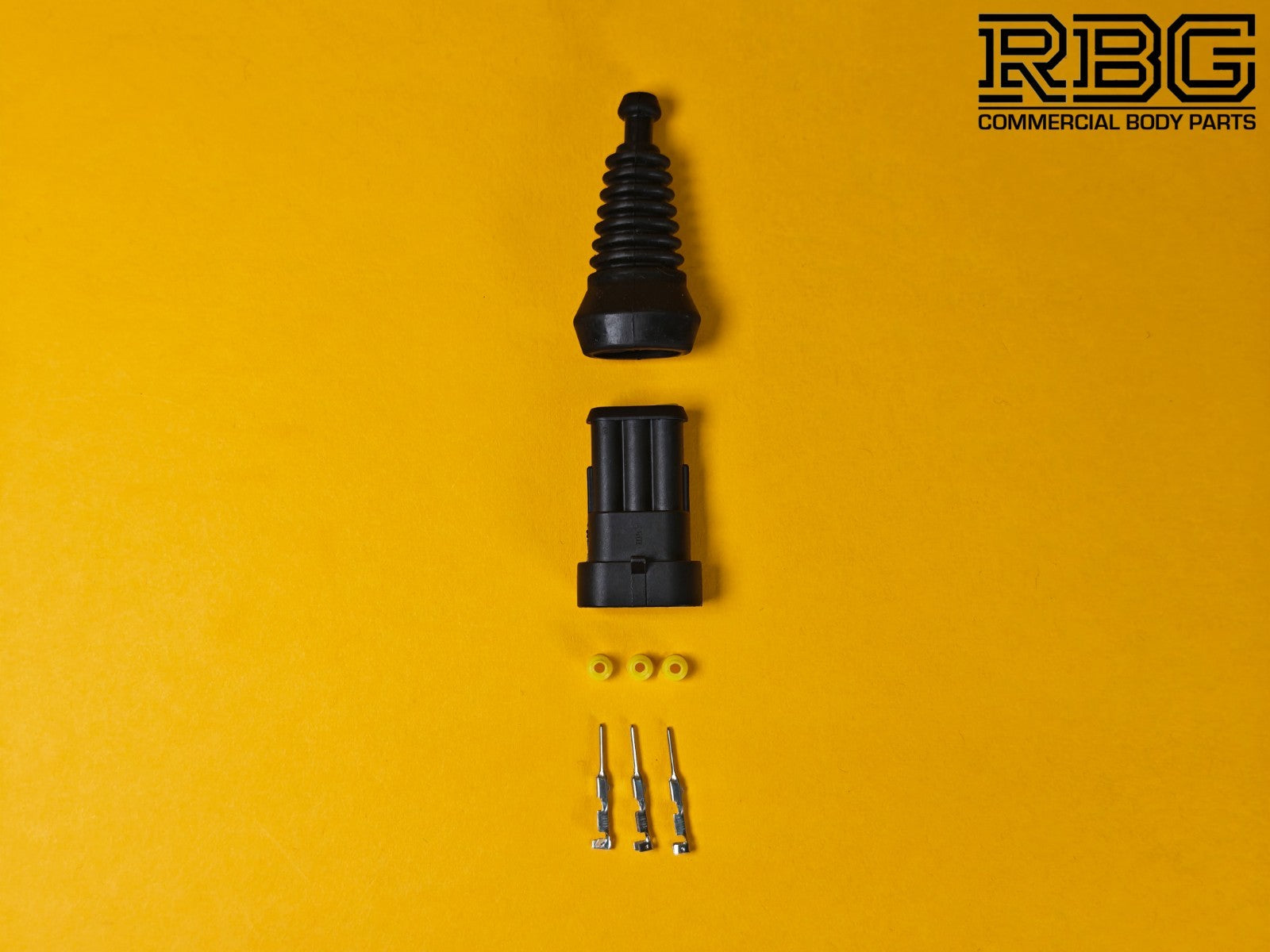 SuperSeal Connector Kit 3 Pin Female With Protective Boot AMP Waterproof IP67 TE