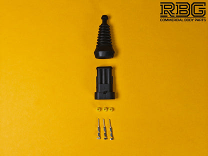 SuperSeal Connector Kit 3 Pin Female With Protective Boot AMP Waterproof IP67 TE