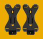 Number Plate Clips PAIR Spring Loaded Quick Release Holder Car Trailer Caravan
