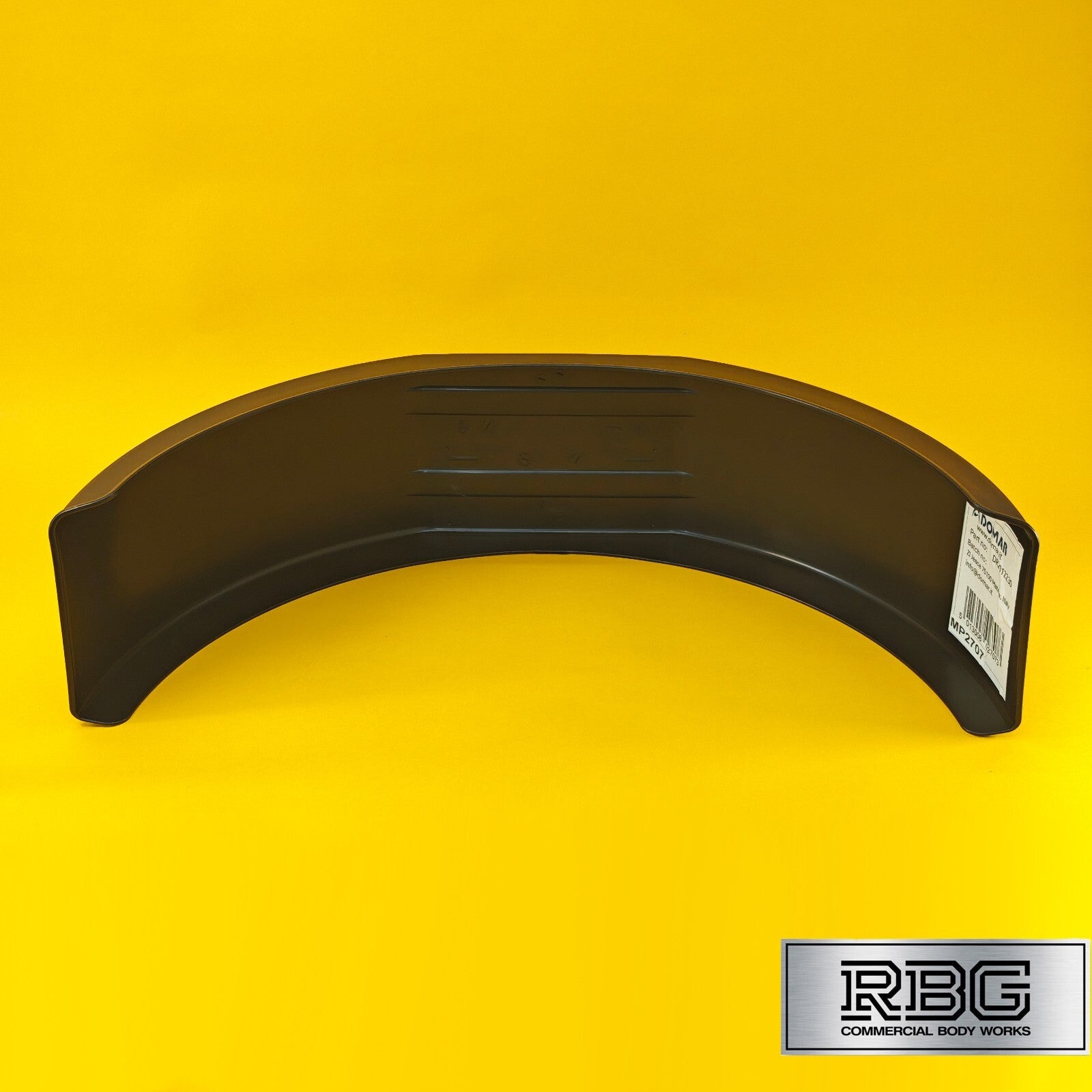 13 Inch Plastic Mudguard Single 770mm x 200mm for Trailer 13″ Wheel Domar Deluxe
