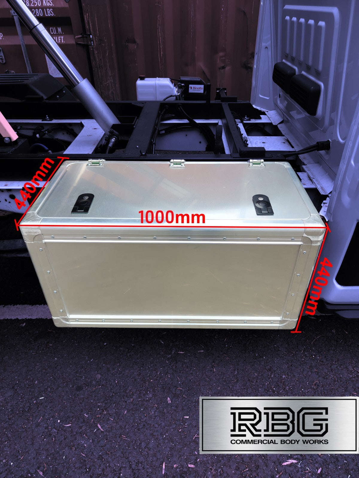 Aluminium Toolbox Ford Transit Trucks Large Lockable Storage Boxes FREE POSTAGE