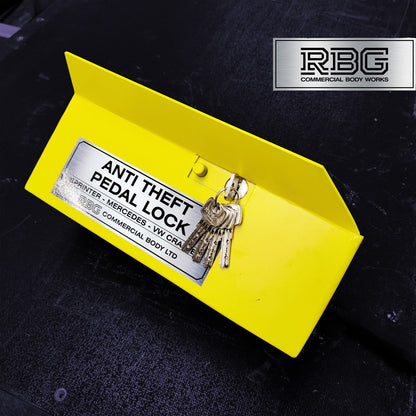 Anti Theft Pedal Locks For Ford Transit & Custom Manual + Sprinter Auto/Manual