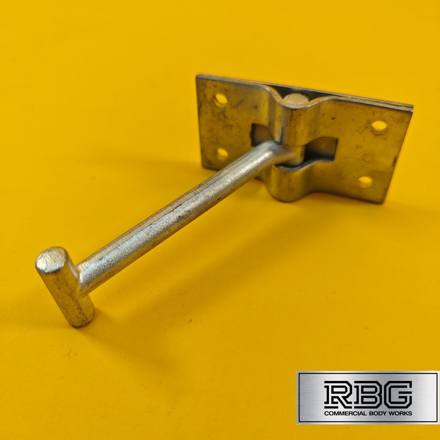 Door Retainer 105mm Hook & Catch Plate Horsebox Trailer Truck Caravan Barn 1Pc
