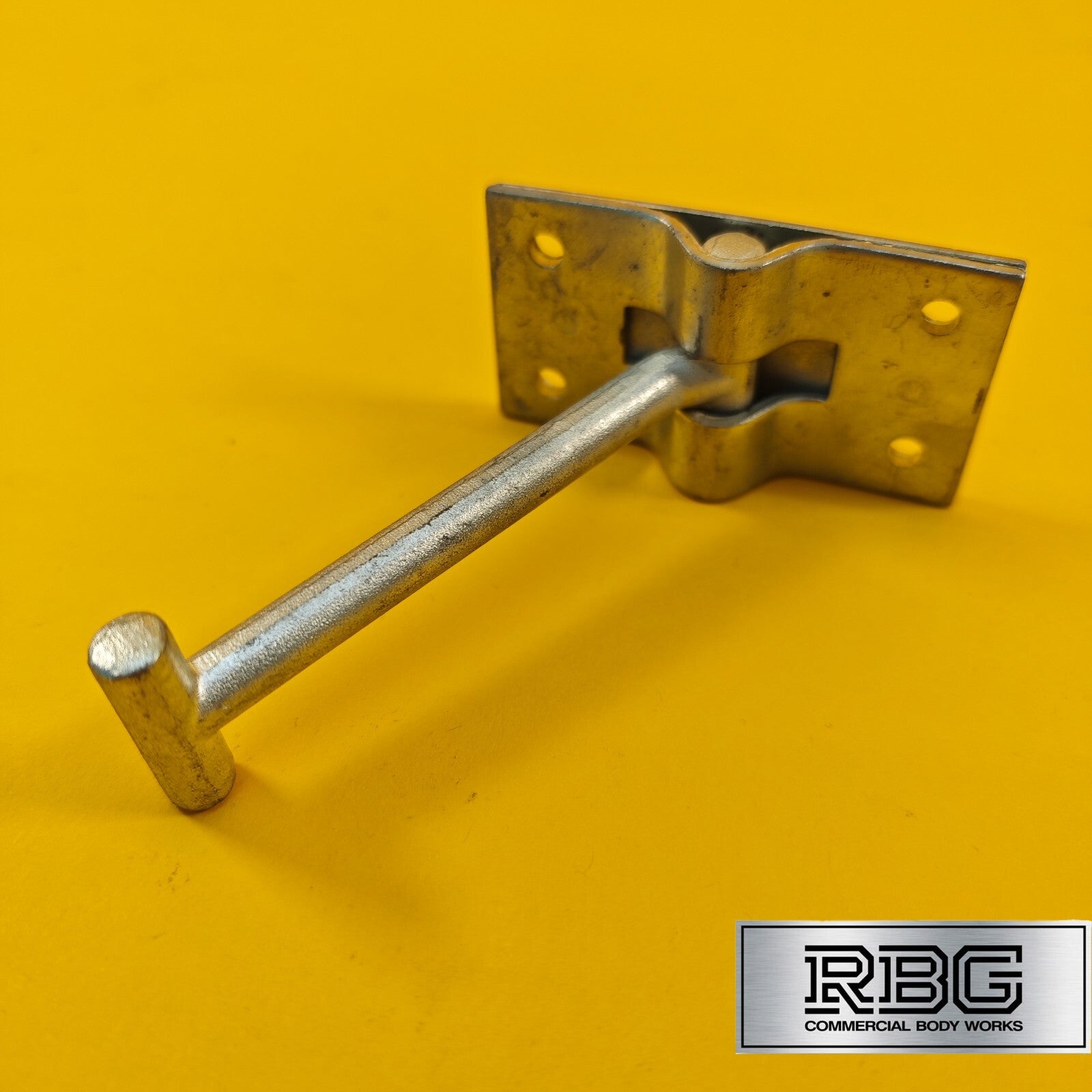 Door Retainer 105mm Hook & Catch Plate Horsebox Trailer Truck Caravan Barn 1Pc