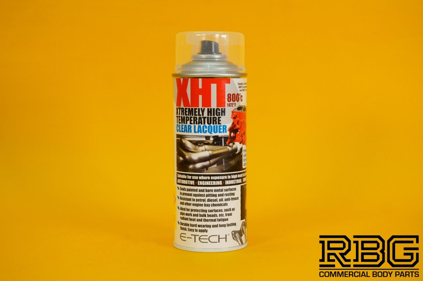 Extremely High Temperature Clear Lacquer 400ml E-TECH XHT Paint Protector Car