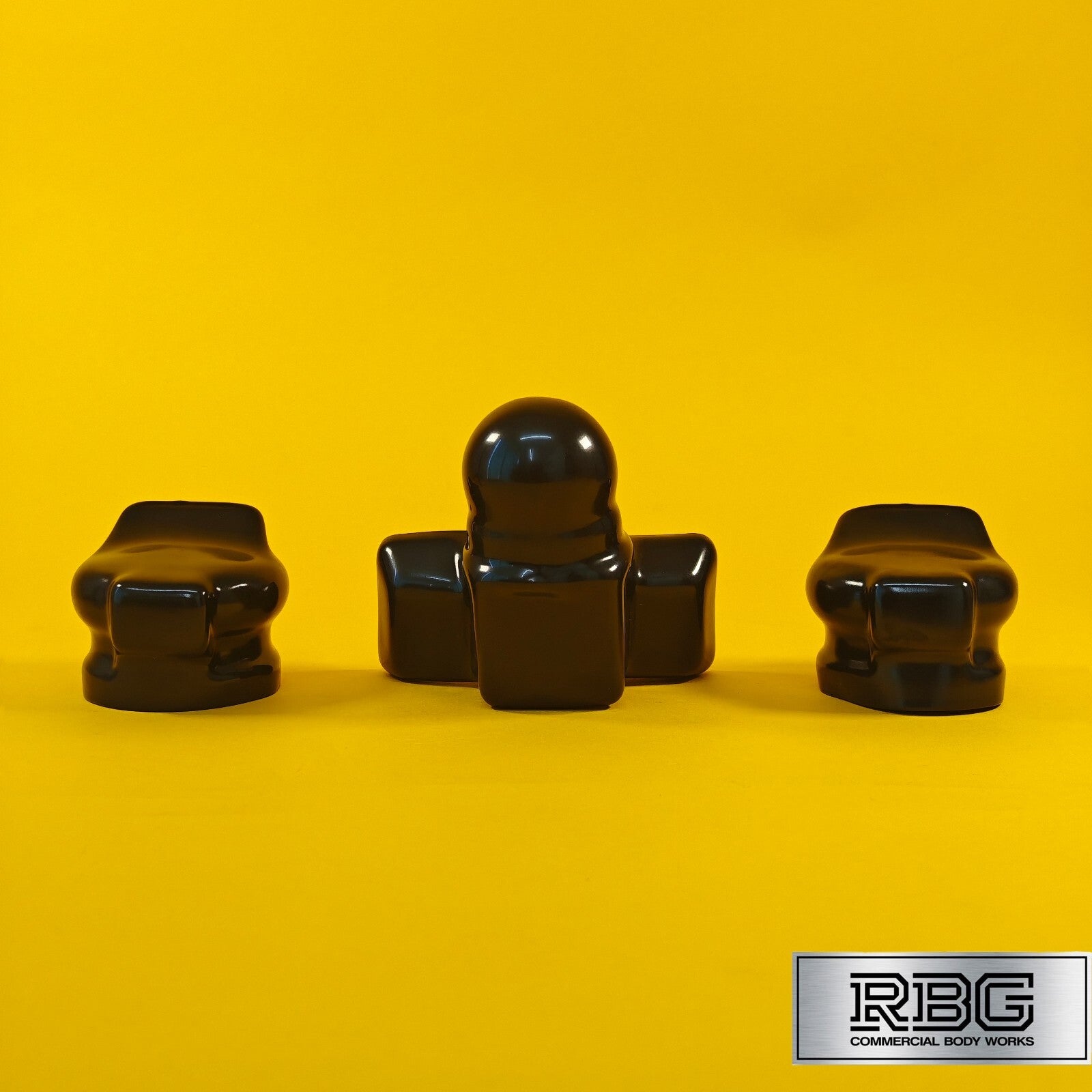 Tow Ball & 2x Socket Cover SET PVC For 50mm Towballs 7 & 13 Pin Sockets Trailer