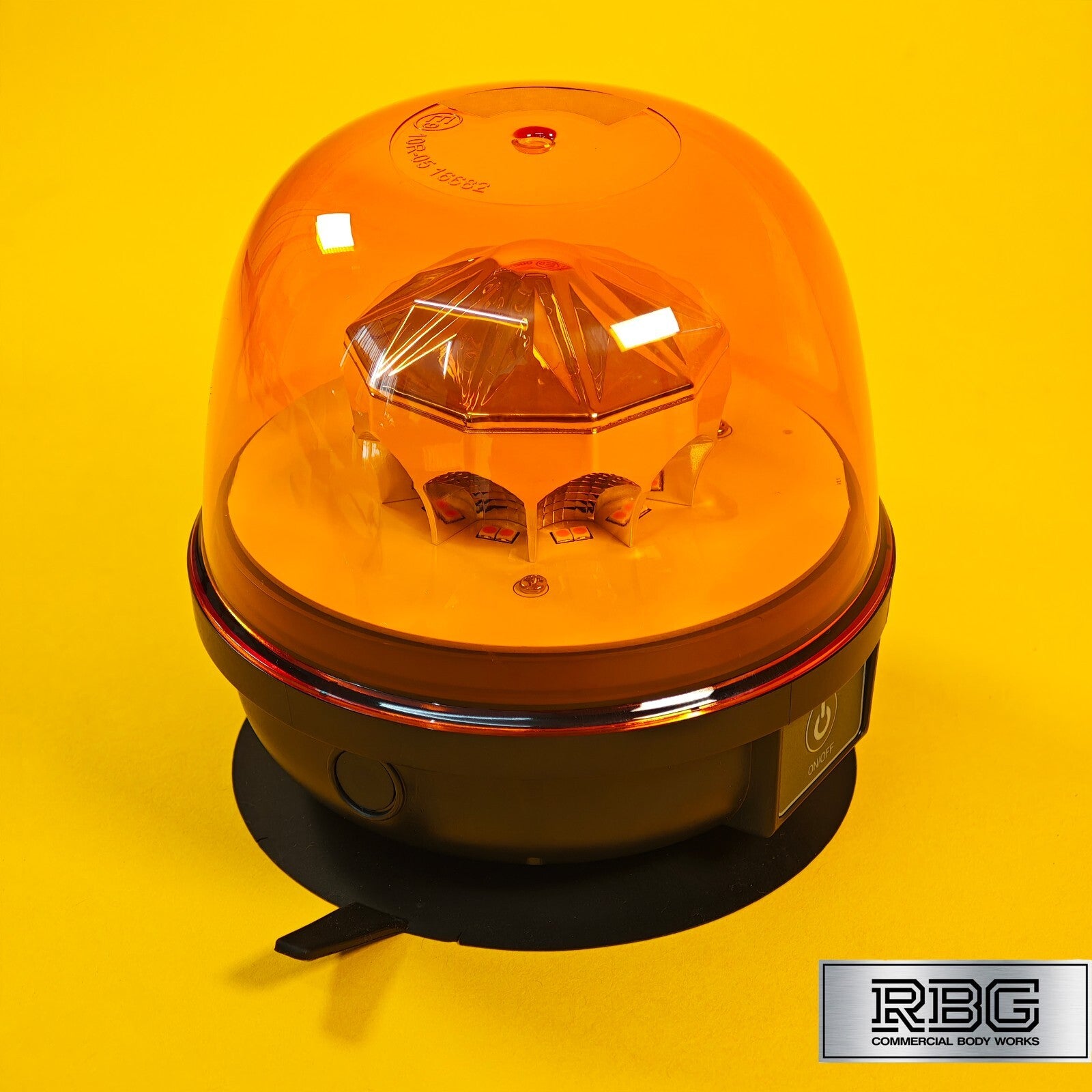 Wireless Warning Beacon Light Amber Rechargeable 12/24V LED Flashing IP67 UK