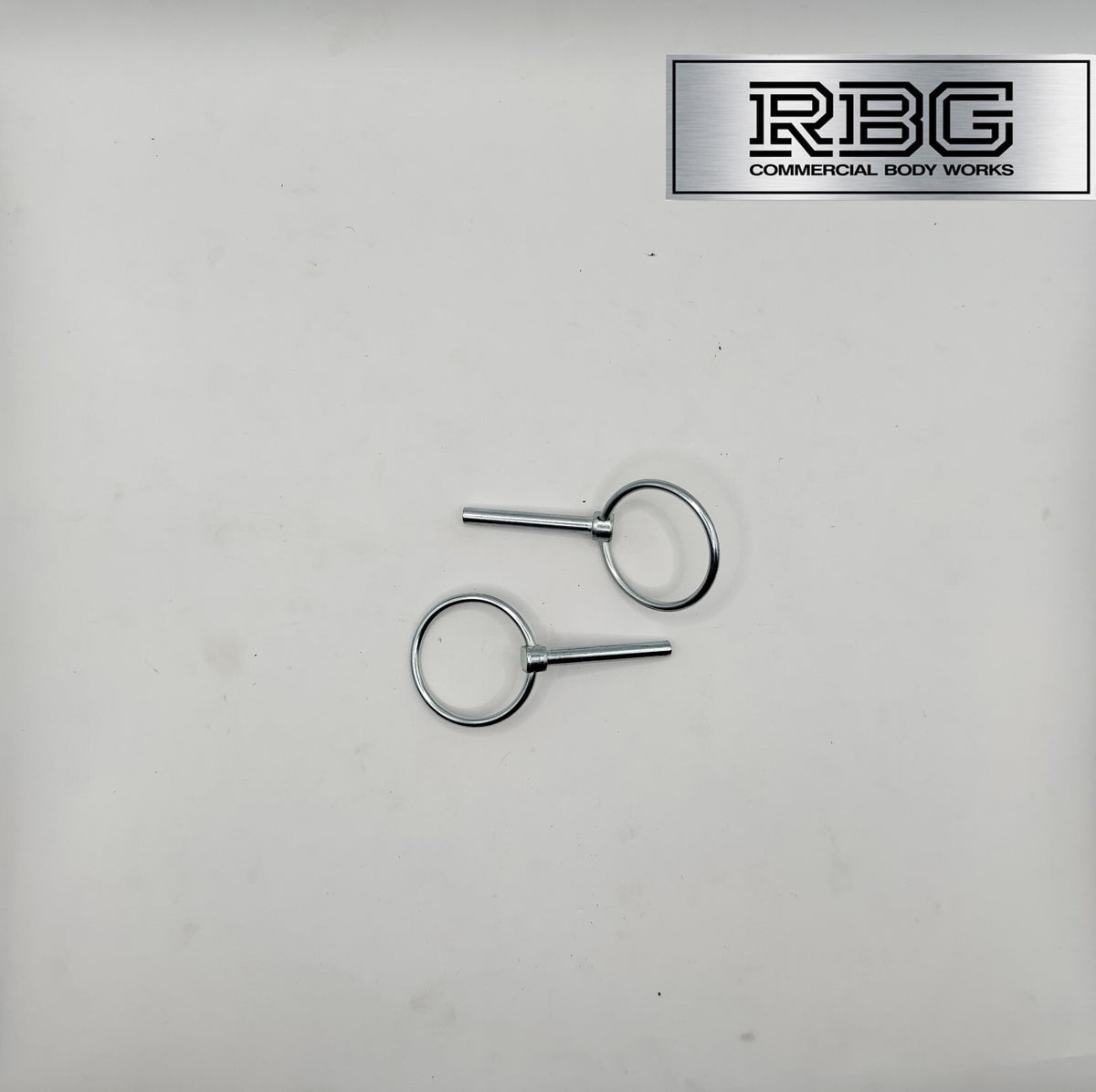 2x Lynch Pins Ø6 x 45mm Zinc Plated Steel Linch Pins Trailer, Tractor, Truck