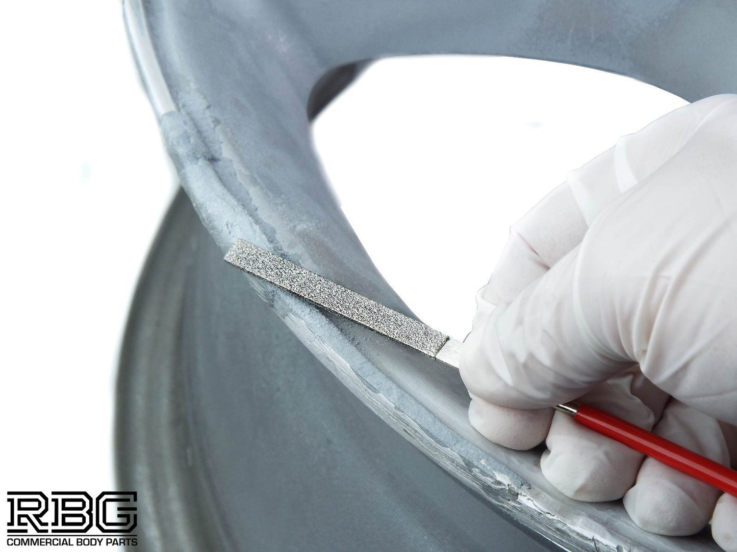 Alloy Wheel Paint Touch-Up Stick BLACK + Repair Putty Filler 10cm Tube E-TECH
