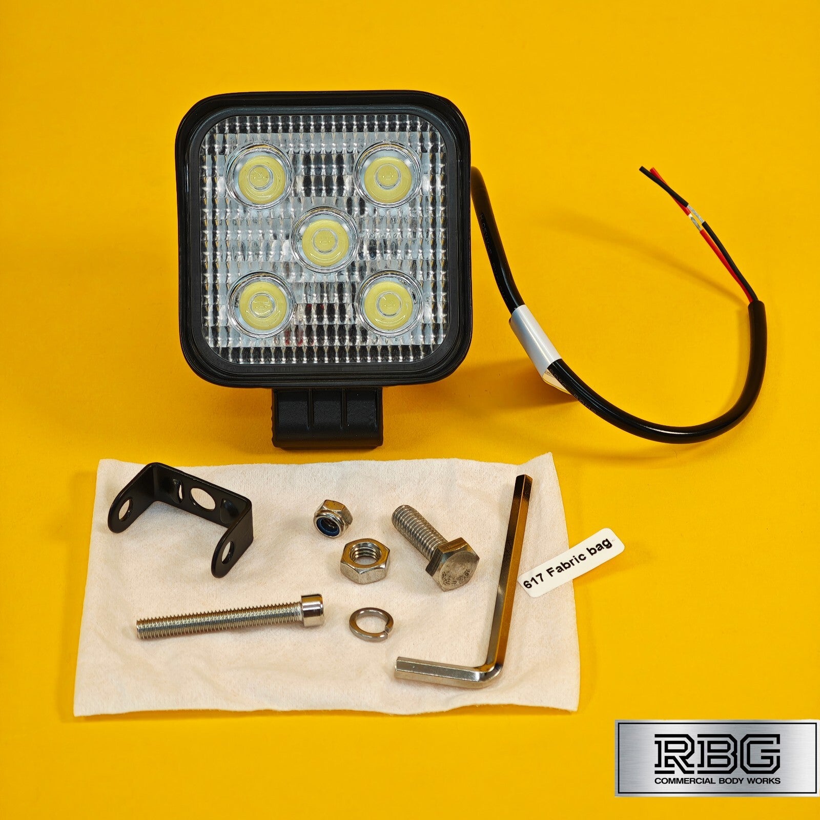 Flood LED Work Lamp Spot Lights 12/24V 15W Waterproof Offroad Car Truck SUV ATV