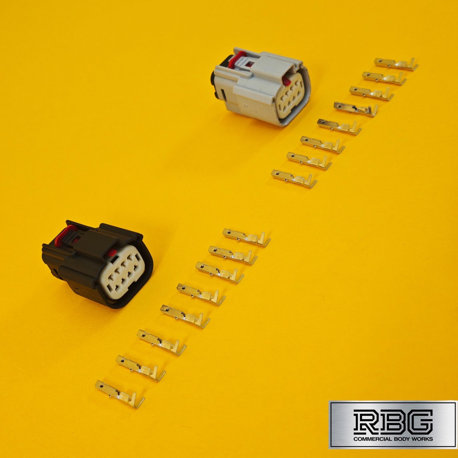 Ford Transit MK8 Wiring Loom Plugs Black & Grey Tail Light Lamp Tipper Recovery