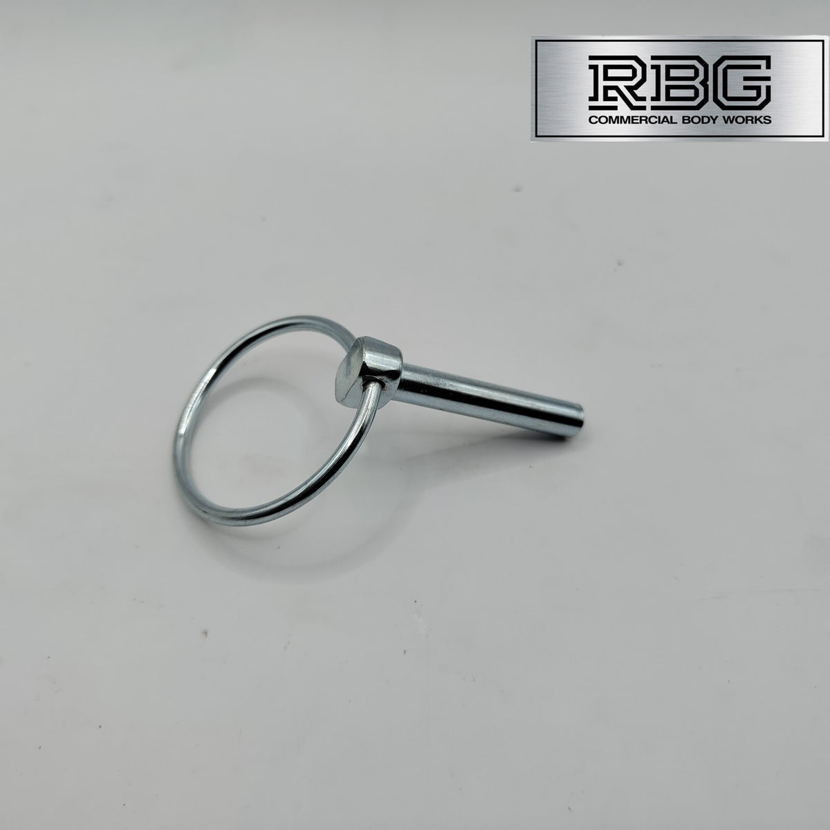 2x Lynch Pins Ø8 x 44.5mm Zinc Plated Steel Linch Pins Trailer, Tractor, Truck