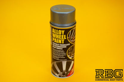 Alloy Wheel Paint METALLIC SILVER 400ml Aerosol Spray Car Refurbishment E-TECH
