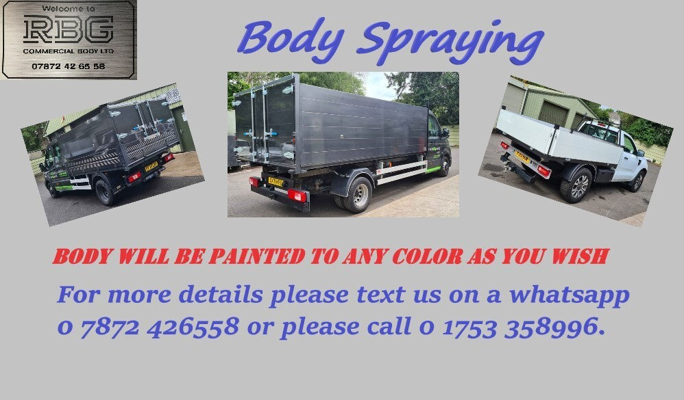 Ford Transit single cab crash rails. Side guards without corner pillars.