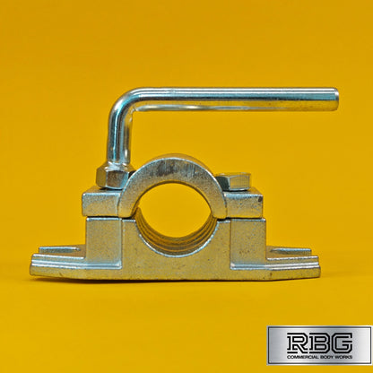 Jockey Wheel Clamp 48mm For Trailer Prop Stand Serrated Heavy Duty Zinc Plated