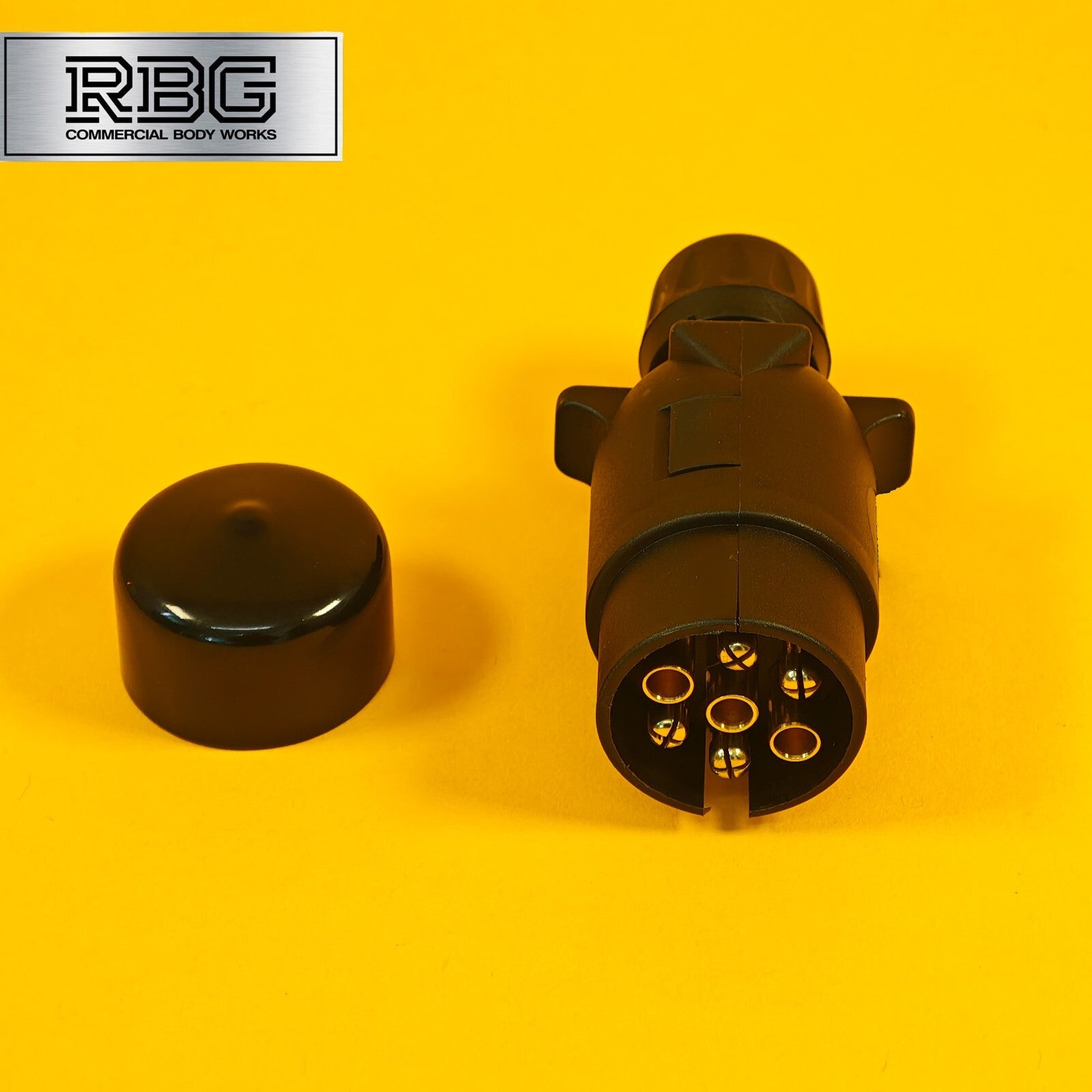 Plastic Plug & Cover SET 12N Type 7 Pin for Towing Trailer Caravan Horsebox PVC