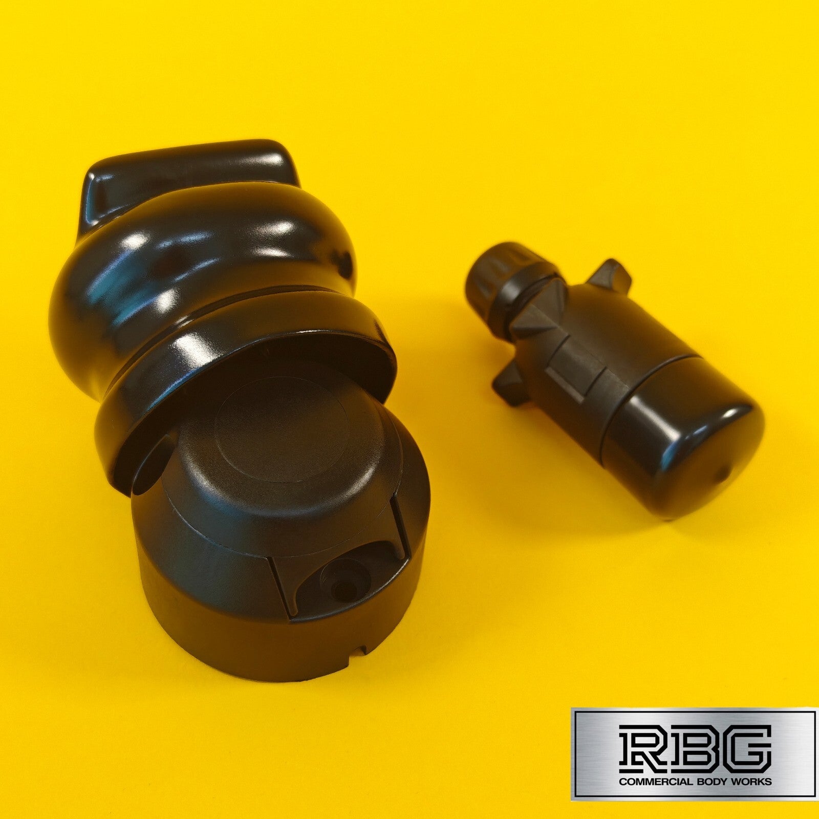 7 Pin Socket & Plug + PVC Socket & Plug Covers SET 12N Type For Trailer Towing