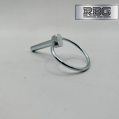 2x Lynch Pins Ø8 x 44.5mm Zinc Plated Steel Linch Pins Trailer, Tractor, Truck