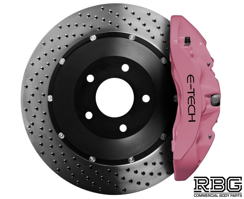 Brake Caliper Paint Kit PINK Paint + Cleaner + Brush E-TECH For Car Vehicle UK