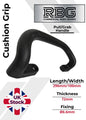 1x Large Steel Core Soft Grip Grab Pull Handle BLACK Trucks Trailers Buses...