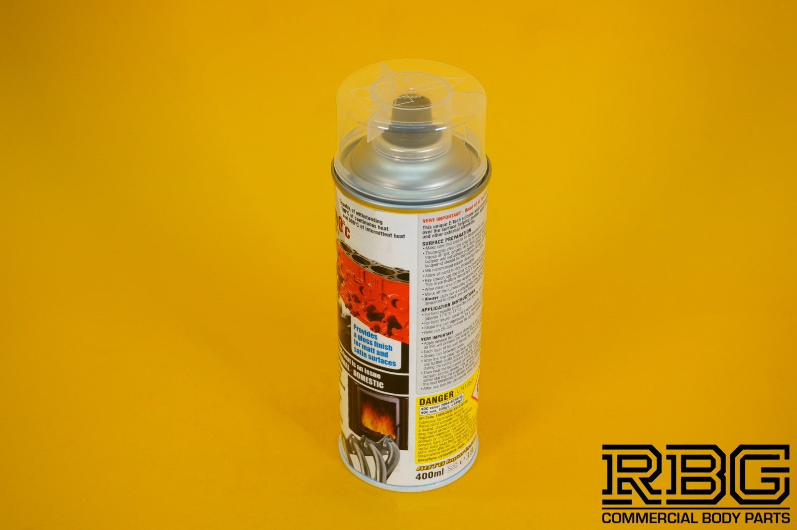 Extremely High Temperature Clear Lacquer 400ml E-TECH XHT Paint Protector Car
