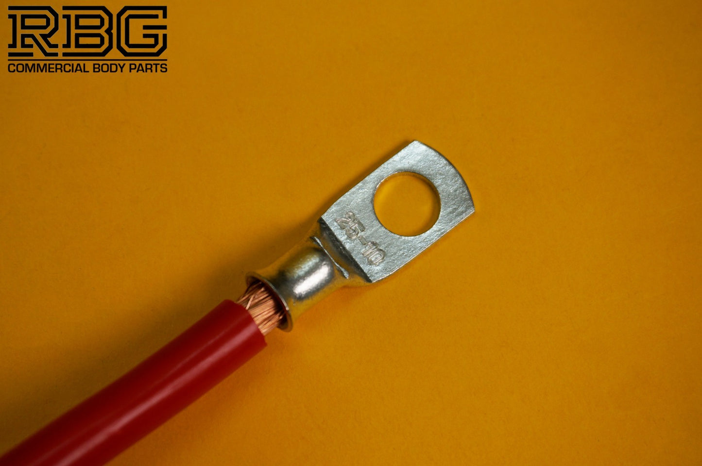 Battery Cable Terminal Copper Tube Lug 25mm² 10mm Connector Ring Crimp Welding