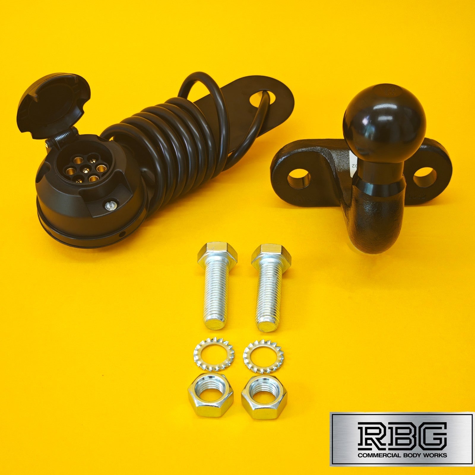 ALKO Towball +  Socket Assembly 12N 7 Pin High Reach Tow Ball for AL-KO Caravan