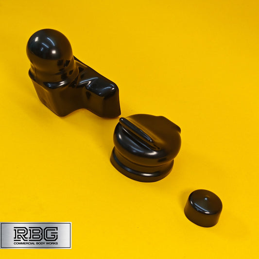 TowBall + Socket + Plug Cover SET PVC 50mm Towball 7 13 Pin Socket 12N/S Plug UK