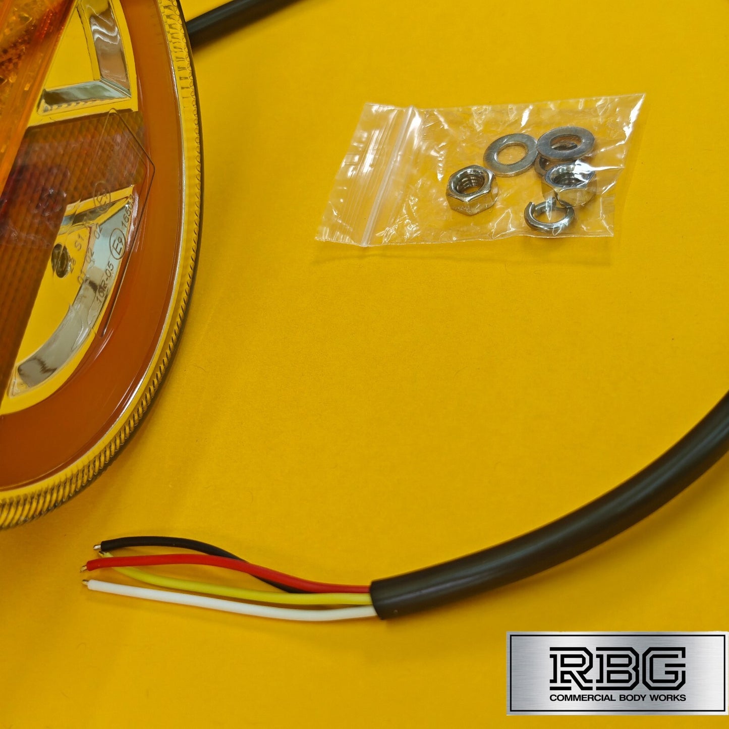 LED Combination Burger Light Round GLO 10/30V Trailer Caravan Truck Tail Light