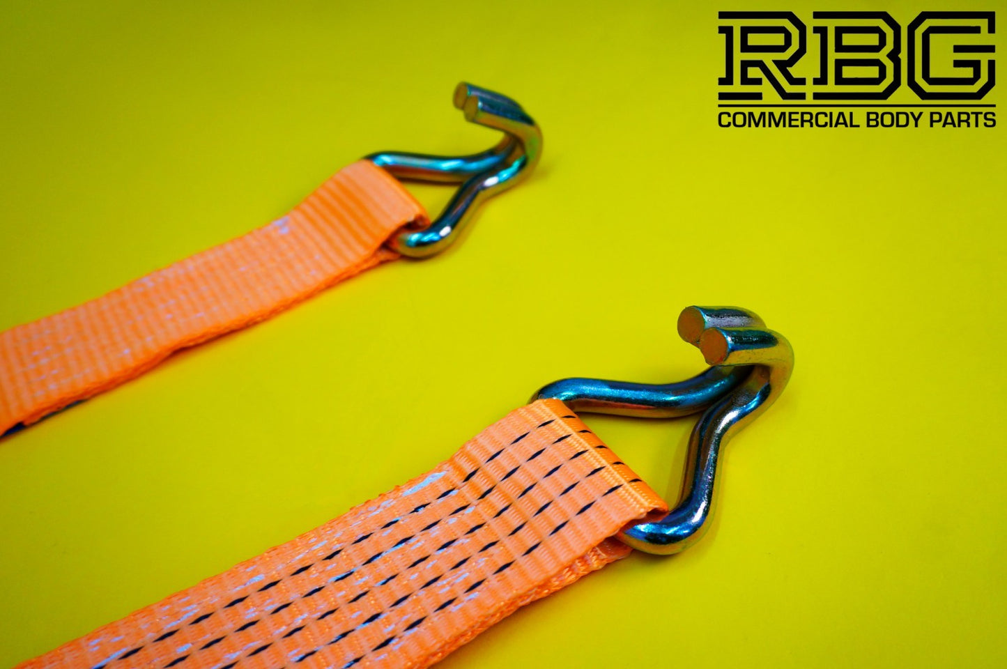 Ratchet Tie Down 50mm Strap 5ton High-Vis Orange 9m Lashing Cargo Recovery