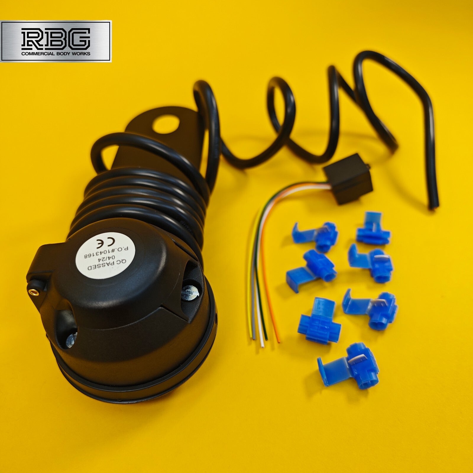 12N Wiring Kit 7 Pin With Audible Relay Buzzer Towing Trailer Caravan Towbar 2m