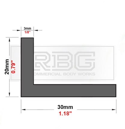 ALUMINIUM ANGLE Equal & Unequal Angles All Sizes & Thickness Free UK Delivery