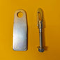 Tail Gate Fixings Pin Set - Antiluce Fastener M12 x 64mm BO & Eye Plate ZP