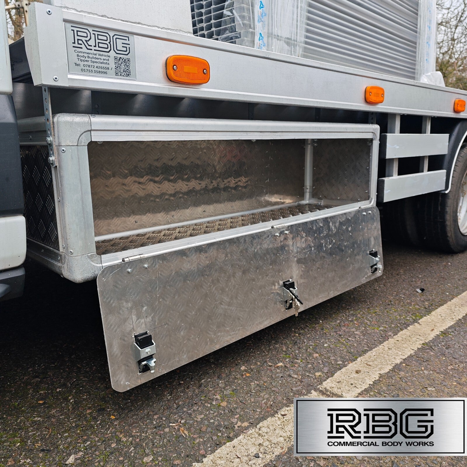 Toolbox Storage Box Lockable for Recovery Vehicle Aluminium Trucks FREE POSTAGE!