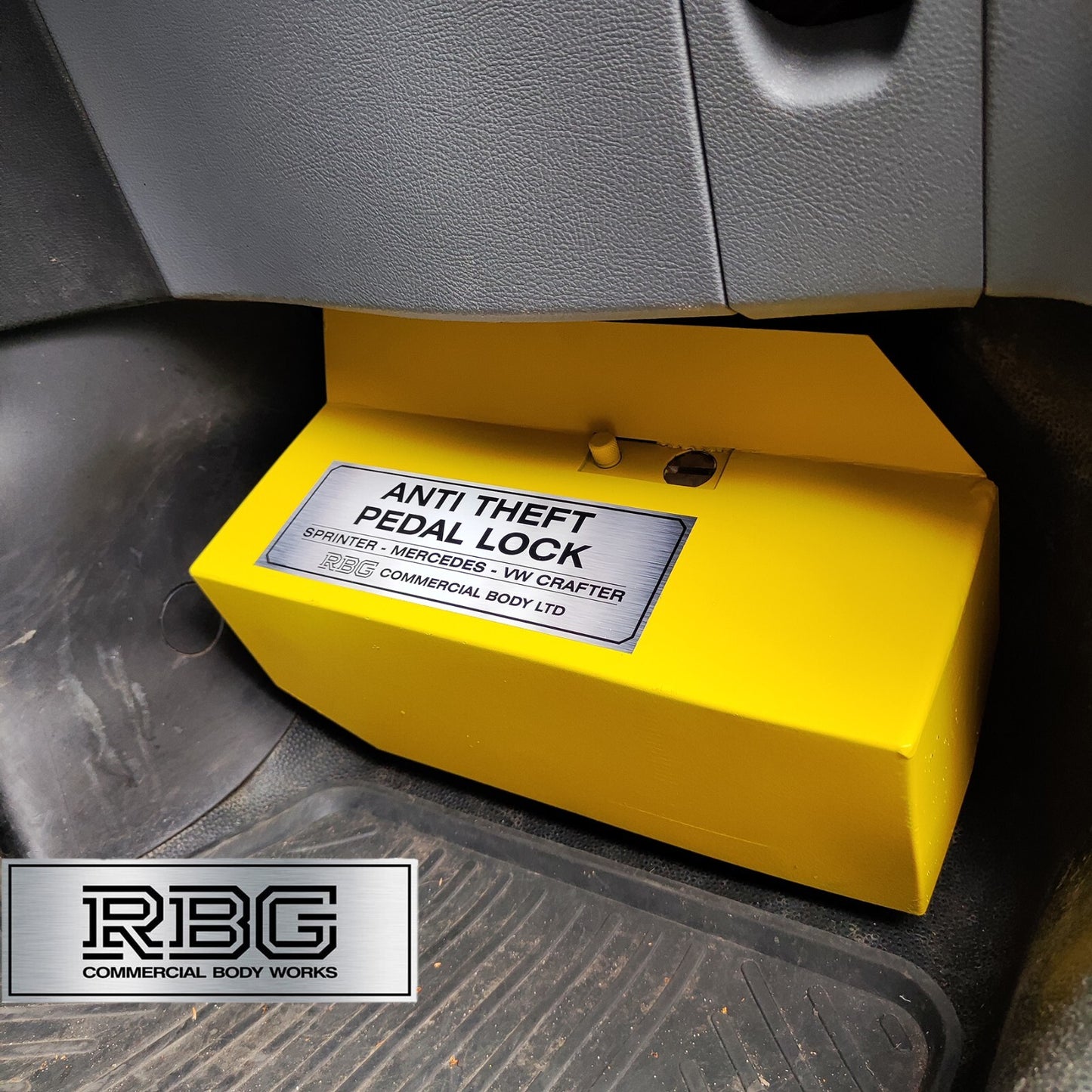 Anti Theft Pedal Locks For Ford Transit & Custom Manual + Sprinter Auto/Manual