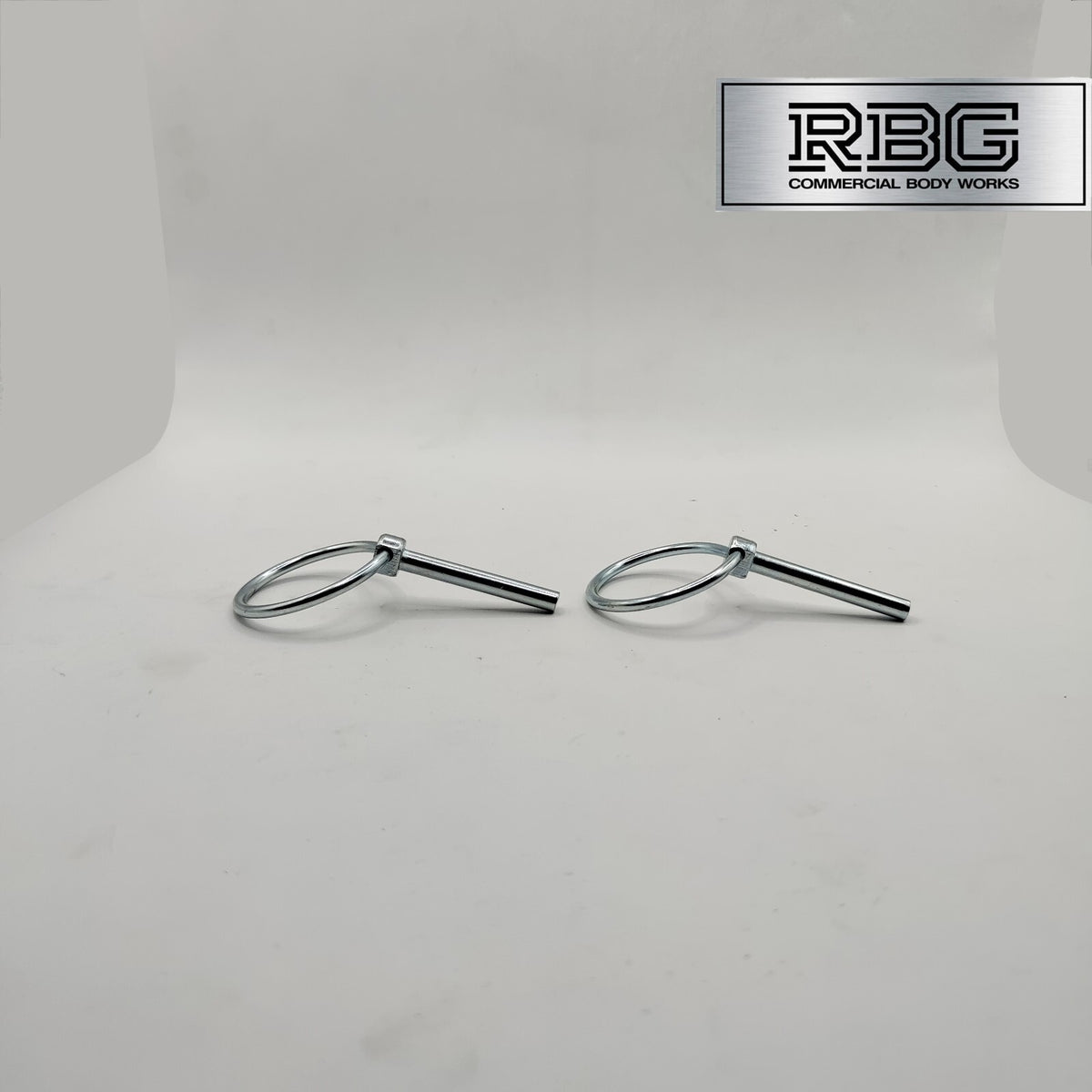 2x Lynch Pins Ø6 x 45mm Zinc Plated Steel Linch Pins Trailer, Tractor, Truck