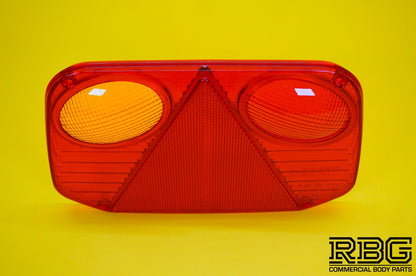 Replacement Lens for Radex 2800 LEFT Hand Rear Combination Light for Trailer