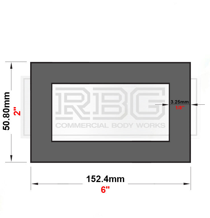 ALUMINIUM RECTANGULAR BOX SECTIONS Inch & Metric Various Sizes Free UK Delivery