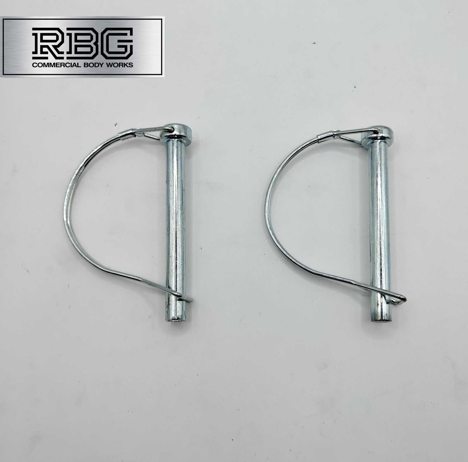 2x D Lock Pins 11X100MM Wire Shaft Clip Lynch Linch Trailer Tractor Taw Locking