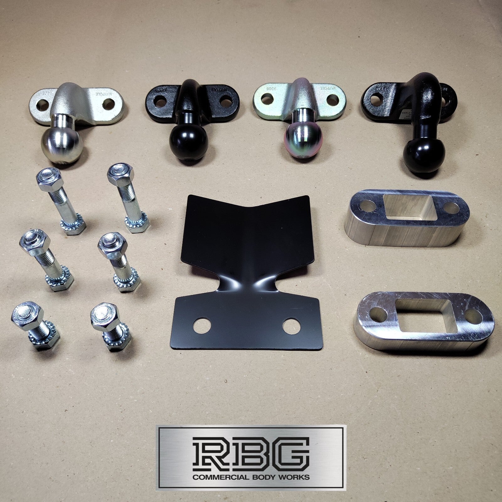 Tow Ball Spacer Bumper Bolt Sets Maypole 50mm Tow Ball Trailer Truck 4x4 Towbar