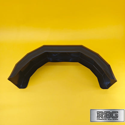 10 Inch Plastic Mudguard Single 610mm x 170mm for Trailer 10″ Wheels Black UK