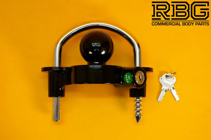 Trailer Hitch Lock 50mm Coupling Universal Heavy Duty Security Coupler Tow Ball