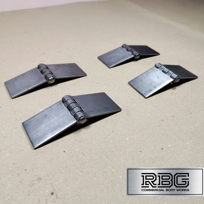 Butt Hinge Weld-on Solid Pressed Drawn Steel Heavy Duty 50x137mm Truck Trailer