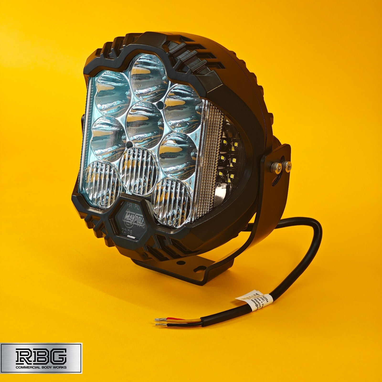 LED Driving Light 9" Inch Spot Flood Dual Beam Long Distance Round Light 12/24V