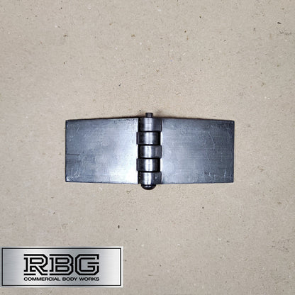 Butt Hinge Weld-on Solid Pressed Drawn Steel Heavy Duty 50x137mm Truck Trailer