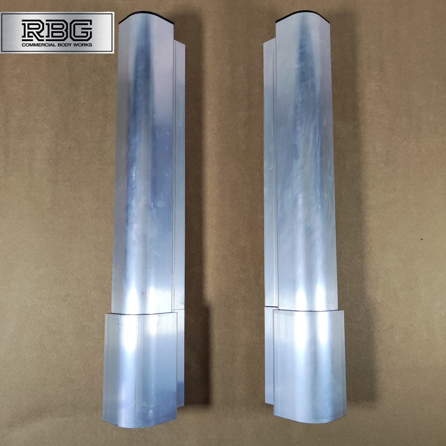 Aluminium Corner Pillar Extrusion 400mm & Socket Dropside Truck Trailer Tailgate