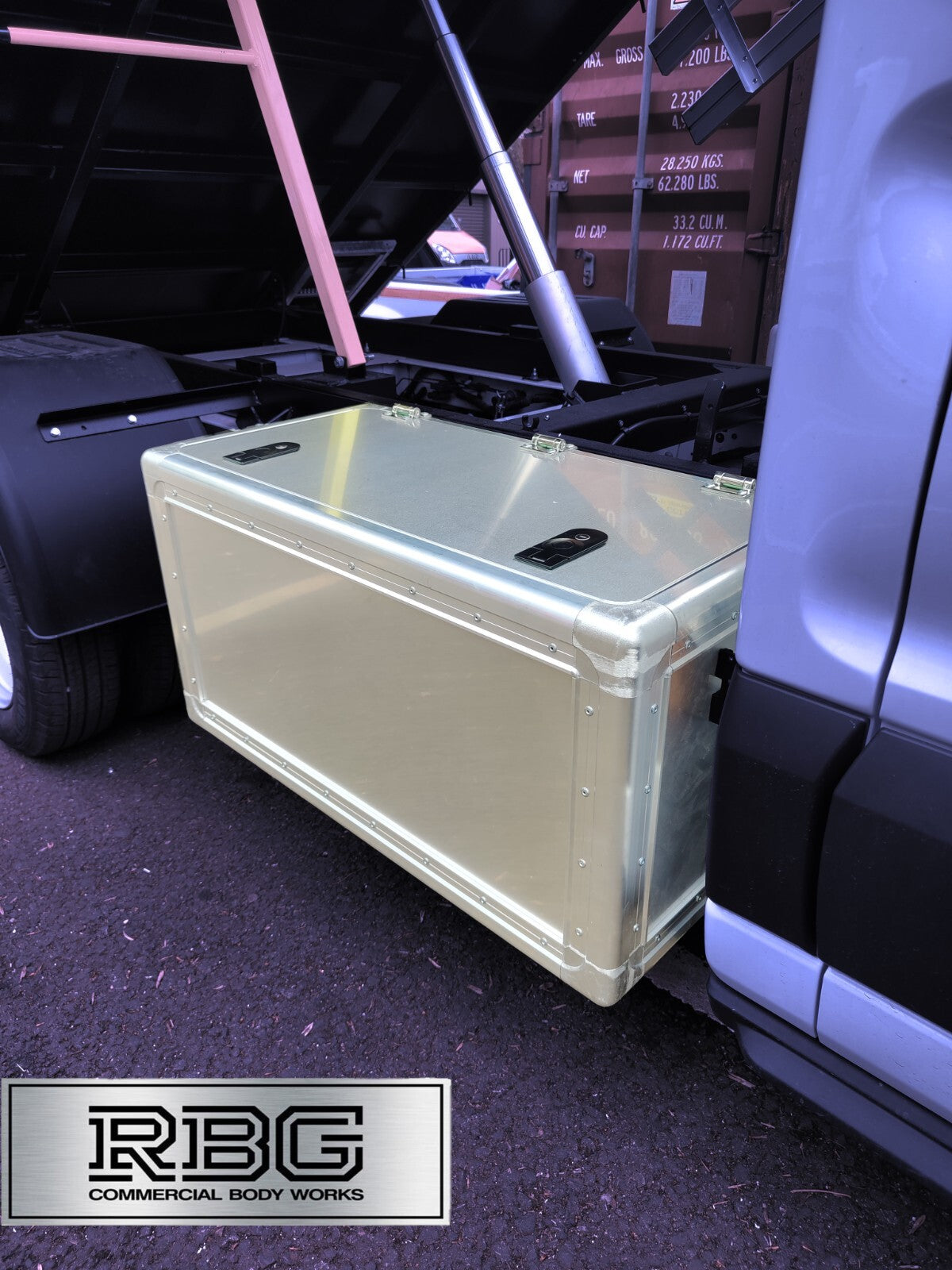 Aluminium Toolbox Ford Transit Trucks Large Lockable Storage Boxes FREE POSTAGE